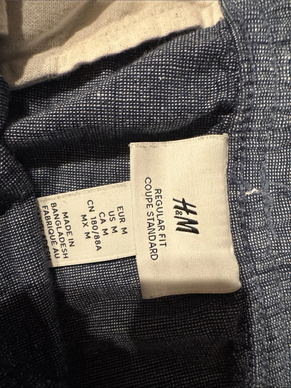 Banana Republic Light Blue Drawstring Linen-Blend Men's Shorts